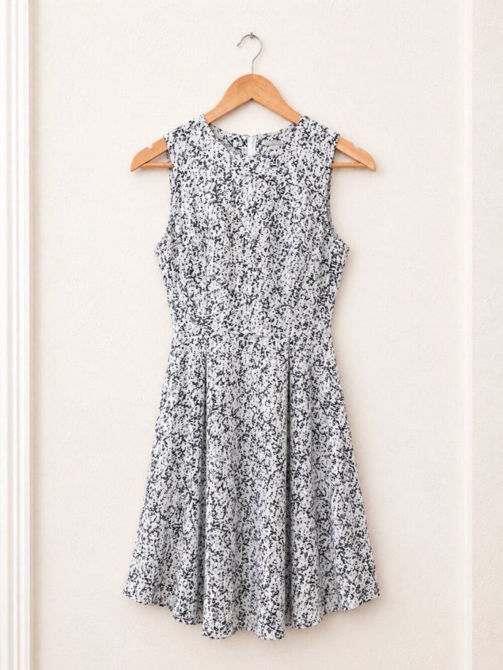 Black & White Fit & Flare Dress